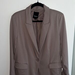 Simply Vera Vera Wang Taupe Blazer